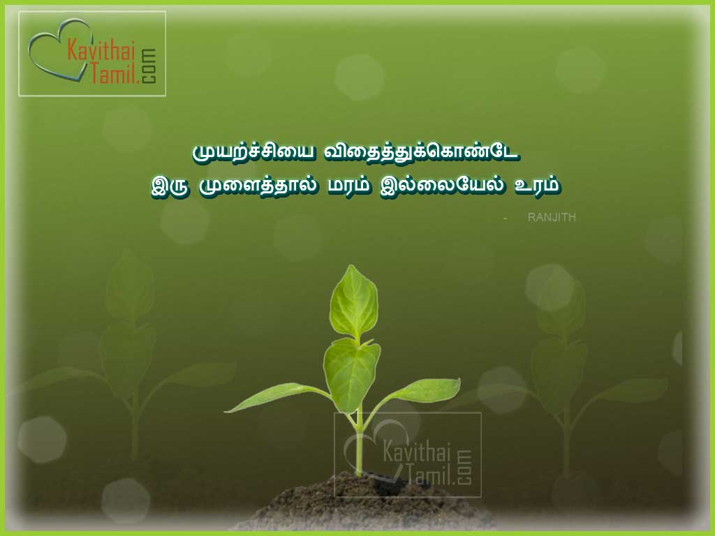 Tamil Poem For Life Tamil Kavithaigal About Vidamuyarchi Thannambikai Kavithaigal With Images For Fb Share